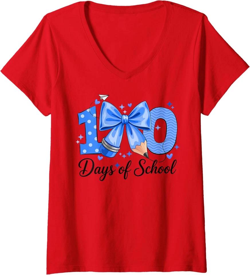 In October We Wear Red Ribbon Week Awareness Ladies  Crewneck T-Shirt M