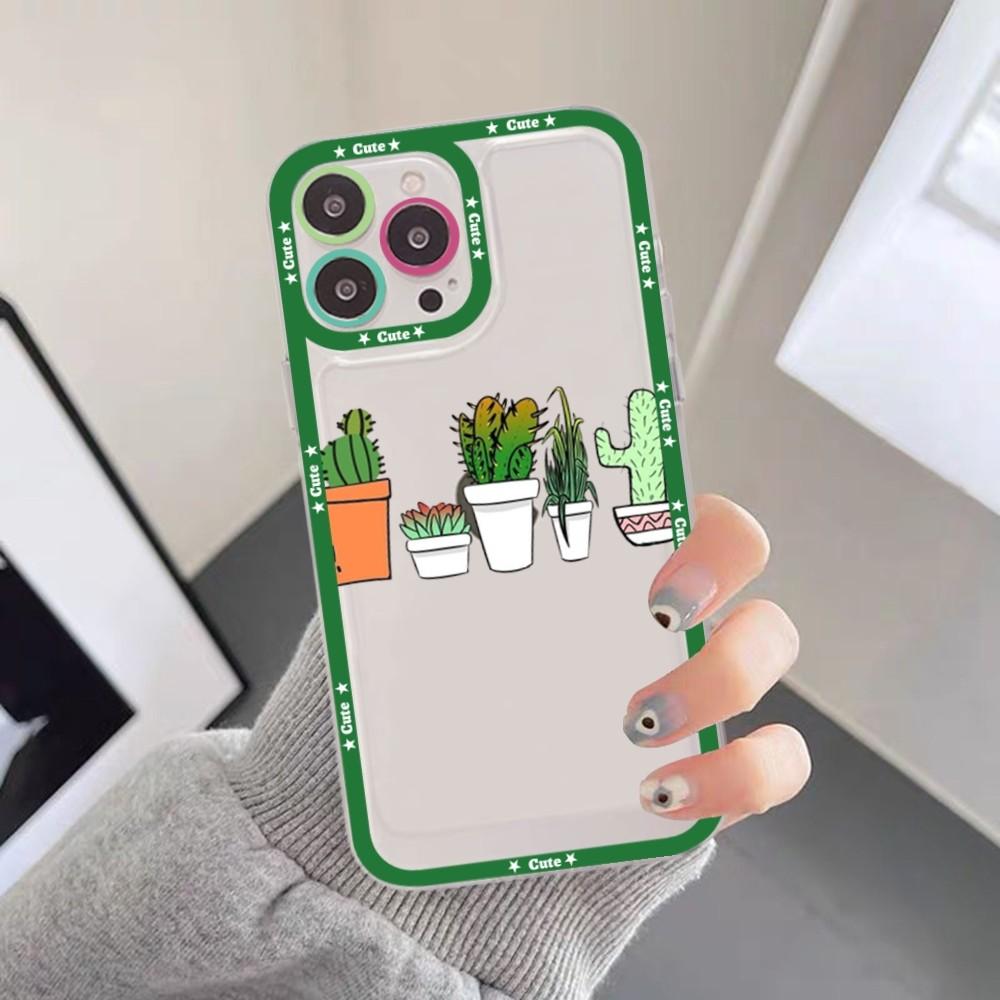 Cartoon Art Summer Cactus Phone Case For Samsung A 10 20 30 70 13 21 32 72 22 51 52 53 71 73 32 4g 32 5g Fundas
