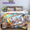 Cartoon Pattern Bedding Quilt Set Quilt Cover Pillowcase Home Decoration Birthday Gift (1 * Duvet Cover + 2 * Pillowcase, Without Core)