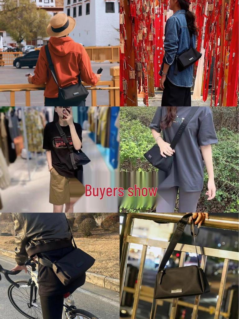 2025 Women's Lightweight Crossbody Bag: High-End Oxford Cloth, Fashionable Outdoor Sports Shoulder Bag, Solid Color, Perfect for Moms