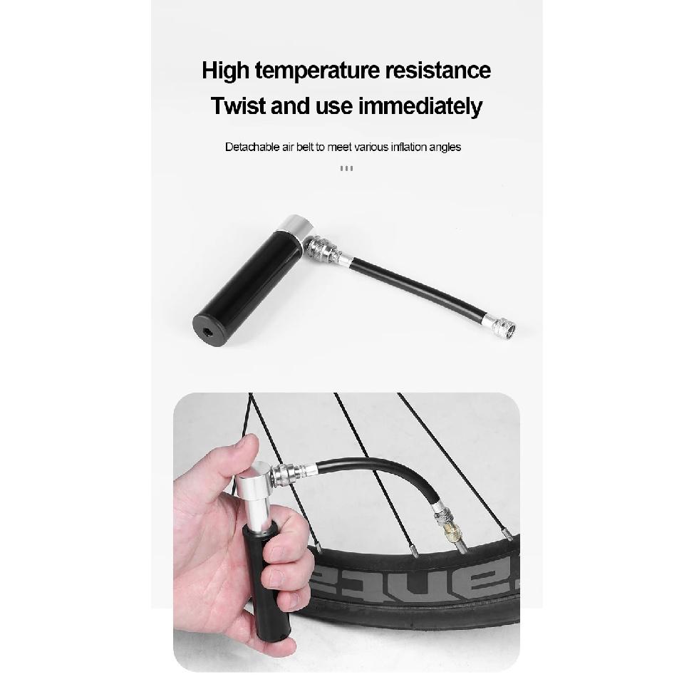 Mini Bike Pump Schrader Presta Valve Mtb Road Cycling Pump Aluminum Alloy Bicycle Hand Air Pump Tire Inflator Accessories