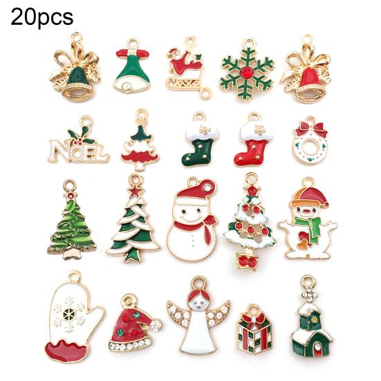 1 Set Christmas Style Pendant Decor Exquisite Stylish Alloy Delicate DIY Pendant for Girls