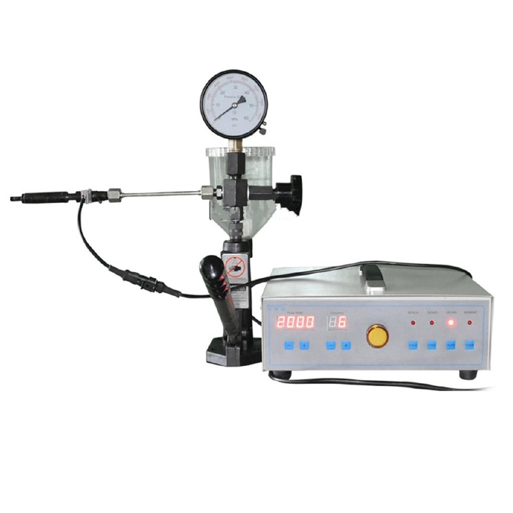 60 Mpa Nozzle Pop-Pressure Fuel Injector Calibrator Dual Scale Gauge Tester 0-400 BAR Common Rail Tool Diagnostic Metal