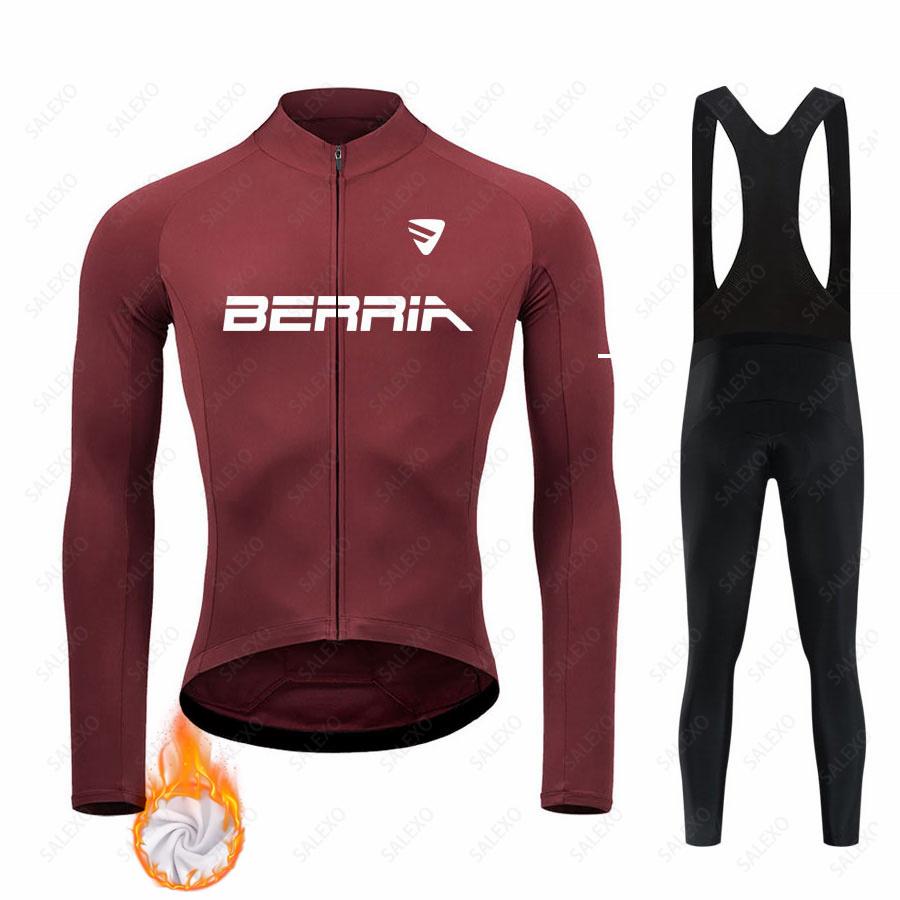 Men Thermal Fleece MTB Bike Clothes Ciclismo Uniform Maillot Hombre Bicycle Clothing Suit Cycling Suit Set with Plush Insulation for Winter 2026