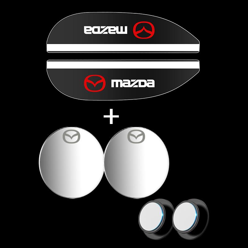 

Car rearview mirror rain eyebrow small round reverse For Mazda 2 3 5 6 8 CX5 CX-5 CX-7 CX-9 MX-5 ATENZA Axela Accessories