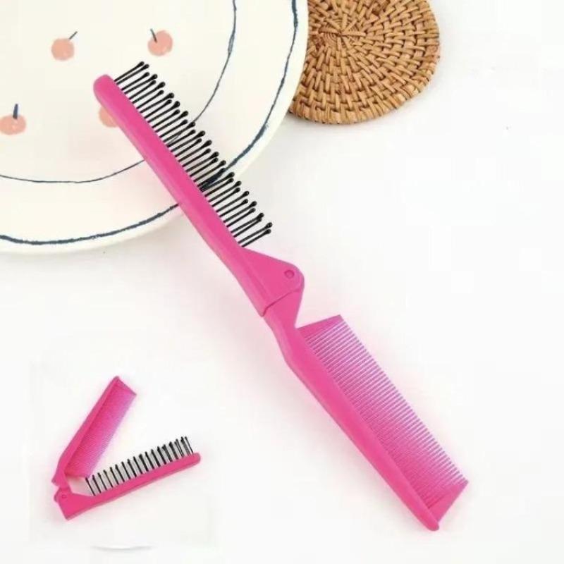 2 In 1 Portable Folding Hair Comb Head Massage Hair Comb Anti Static Hairdressing Tools for Women Professional Hair Styling Tool