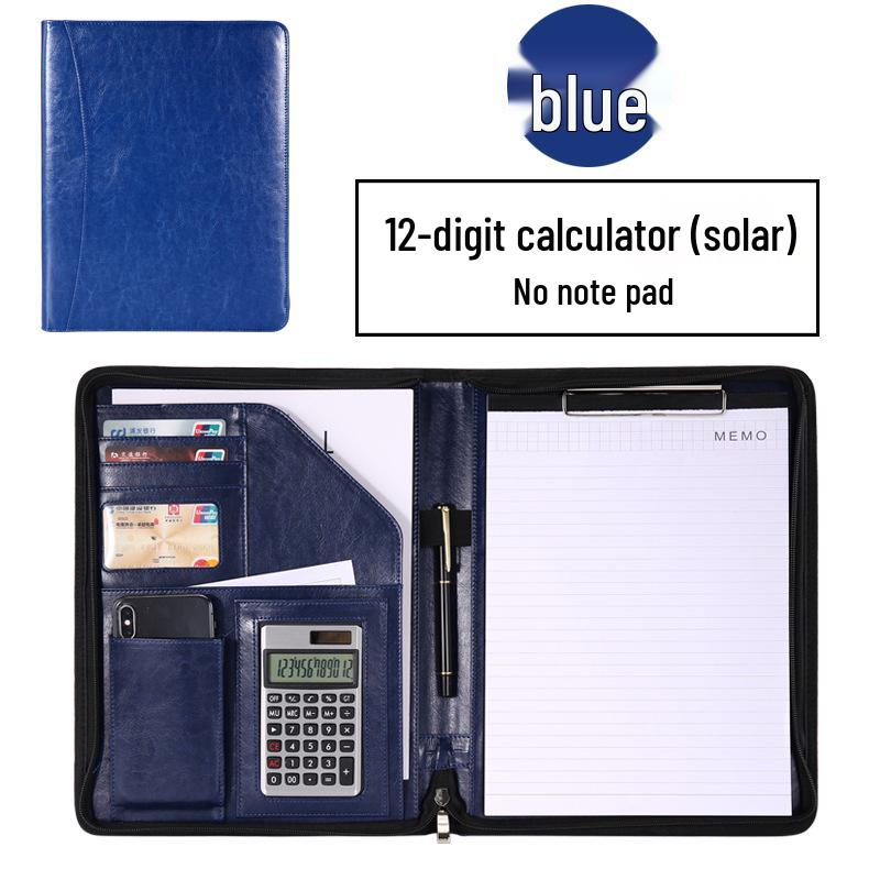 Manufacturer A4 Manager Zippered Business Ring Binder & Clipboard