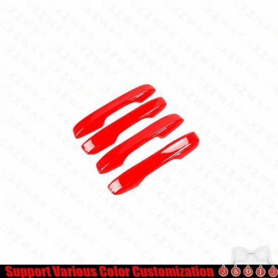 For Honda Civic 11th - Bright Red Exterior Side Door Handle Strip Trim