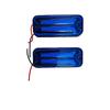 Suzuki Samurai SJ410 SJ413 Gypsy Front / Rear Indicators 12v LED Light Blue Set