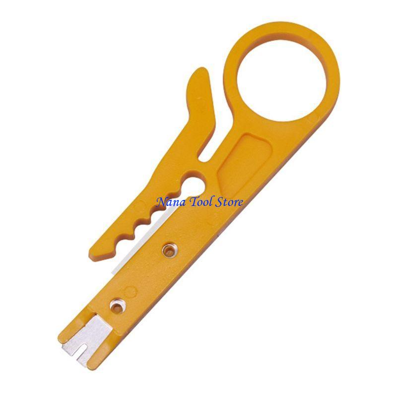 31GJ Crimping Tool Mini Crimper Pliers Portable Wire Stripper Knife Cable Stripping