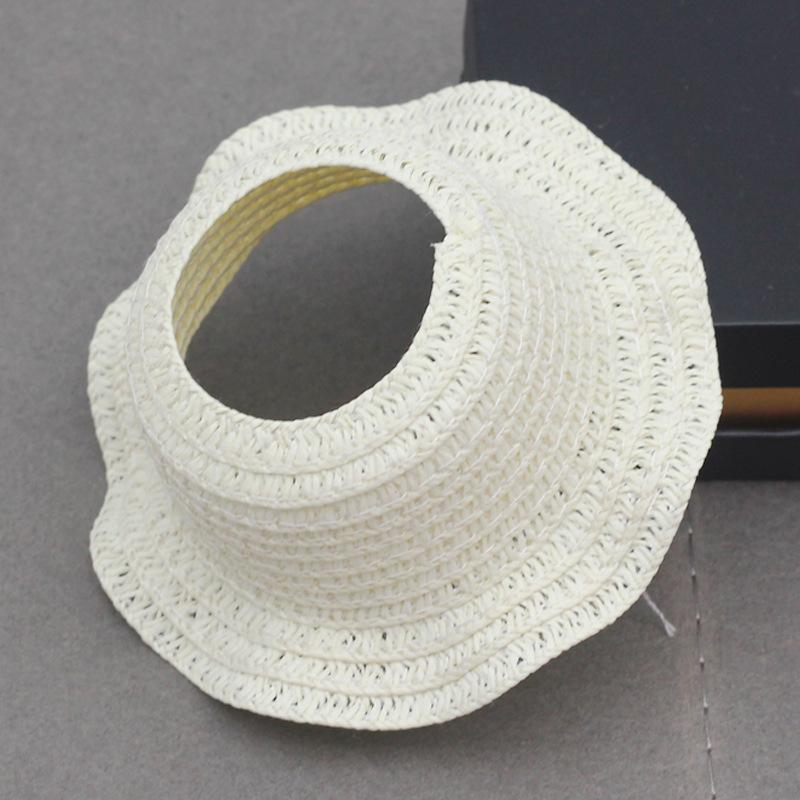 Pendant Doll Dress Accessories Doll Empty Top Opening Woven Straw Hat