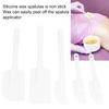 5pcs Wax Spatula Set Silicone Reusable Waxing Stirrer Applicator Multifunctional Wax Sticks for Home Salon Use