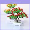 Artificial Pachira Glabra Pasq Potted Plant Decor With Plastic Craft For Home And Office