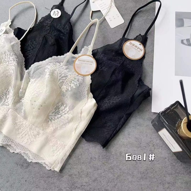 2025 New Travel Quick-Dry Underwear Mesh Thin Rabbit Ear Cup Breathable Underwear Women's Beautiful Back Seamless Bra 6081