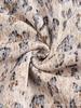 Giacca Gilet da Donna Autunno Nuovo Larga con Zip Stampa Leopardo in Ecopelliccia