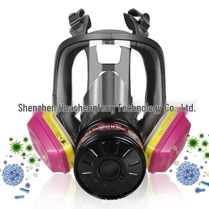 Full Face Respirator Mask for Paint, Chemical, & Pesticide Protection