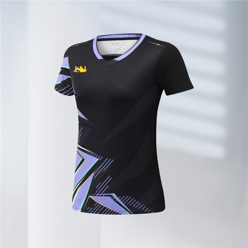 Unisex Badminton Shirt Men Women Kids Quick Dry Short Sleeve Sport T-Shirt Breathable Training Top