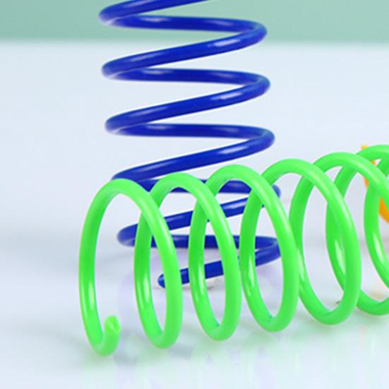 12st Cat Spiral Spring Interactive Bite Resistant Training Cat Spiral Spiral Springs for Swatting