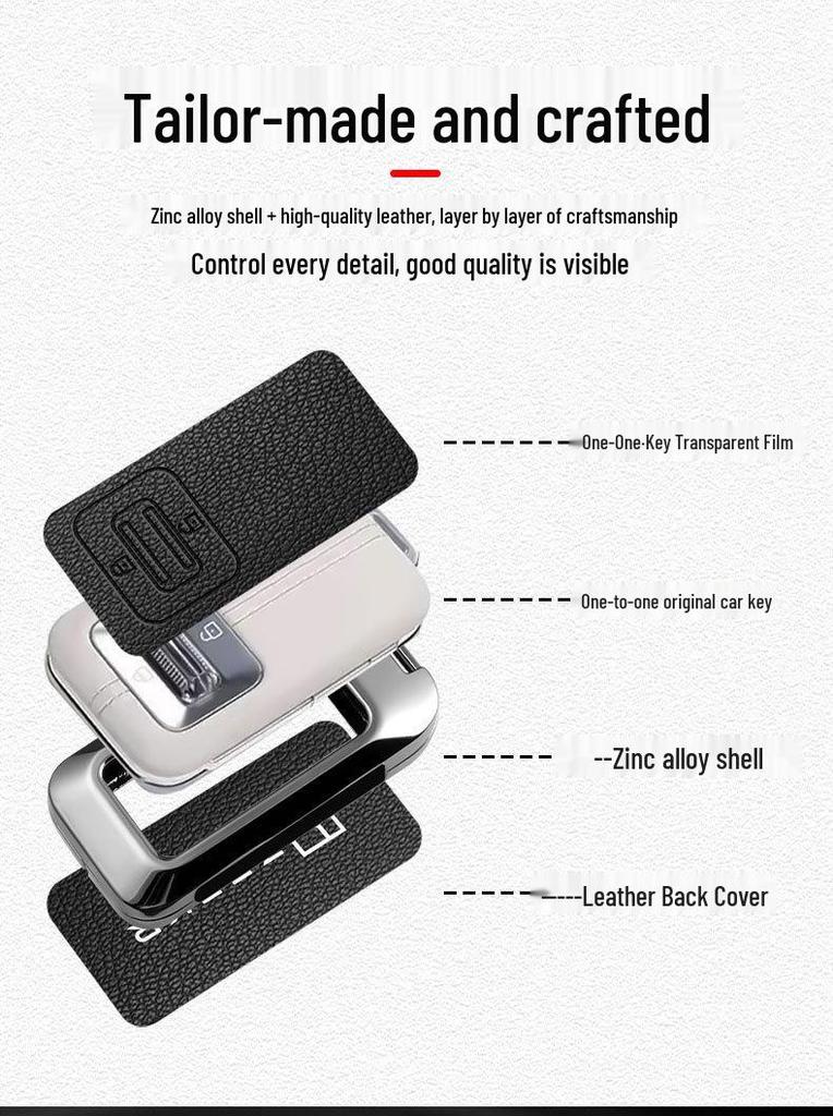 Zeekr 001 Key Case for 2026 Model Max/Ultra - Full Protection Key Holder