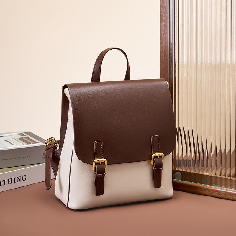 2025 New Spring and Autumn Backpack for Female College Students Simple Backpack Large Capacity Travel Backpack