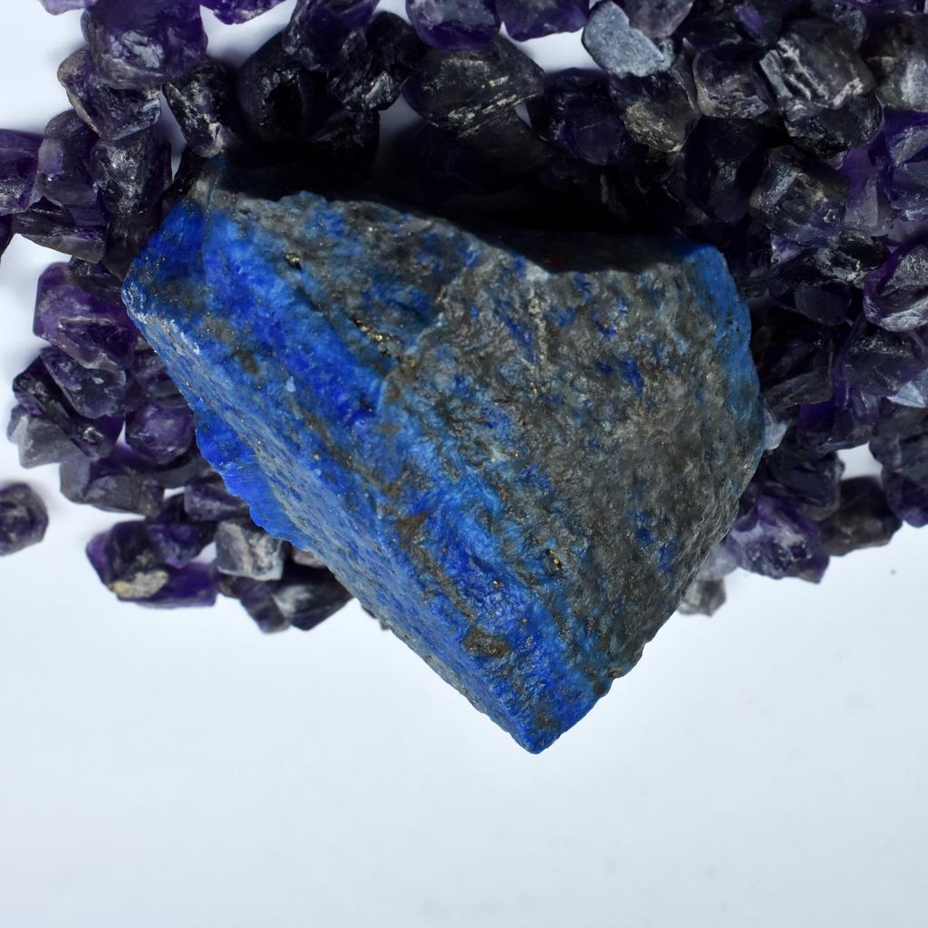 Blue Lapis Lazuli Rough 1175.60 Ct Uncut Raw CERTIFIED Natural Loose Gemstone