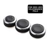 3PCS Car AC Knob Car Air Conditioning Heat Control Switch Knob for Volkswagen VW Polo 2004-2013 Aluminum Alloy Accessories