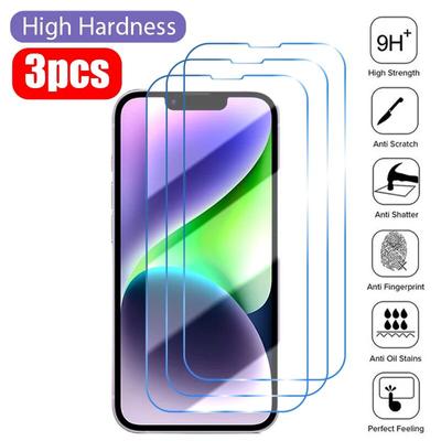 3 Stück Displayschutzfolien für iPhone 14 13 12 11 Pro Max gehärtetes Glas für iPhone Xs Max X Xr 6 6S 7 8 plus 5 5S SE 2020 Glas
