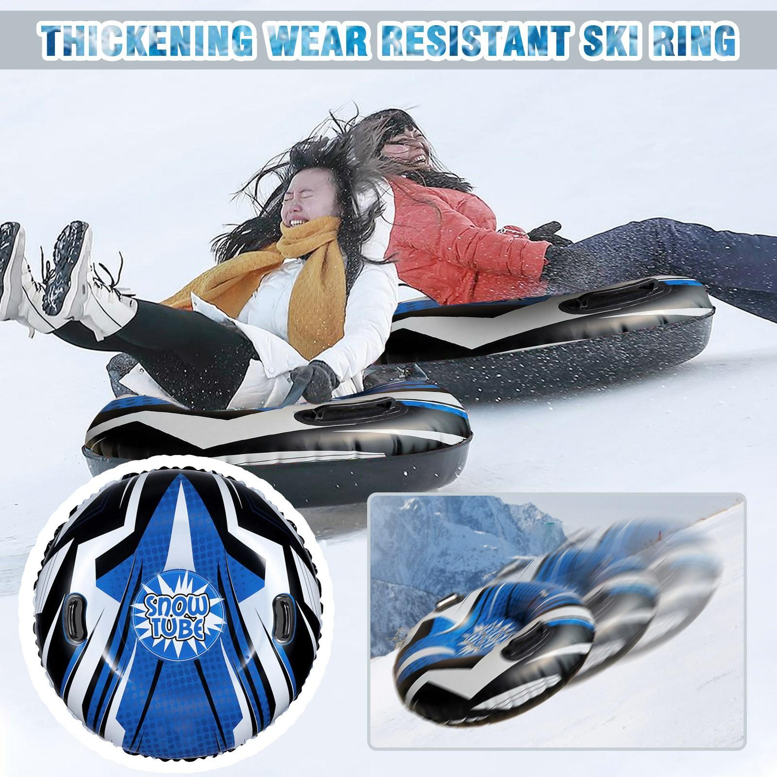 

Лыжный тюбинг ПВХ Сани Шина Тюбинг Детский Взрослый Лыжный коврик С ручкой Для игрушек для занятий спортом на открытом воздухе