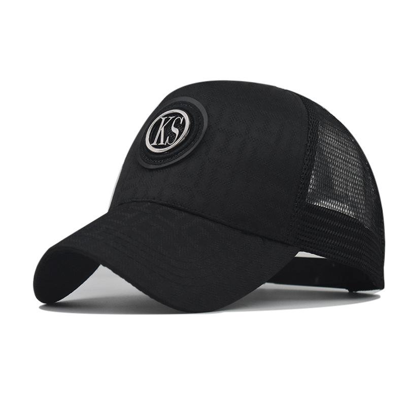 

Летняя дышащая бейсболка, повседневная сетчатая кепка, кепка BrowningTrucker, модная универсальная бейсболка для мужчин, солнцезащитная шляпа от солнца 54-60cm чёрный