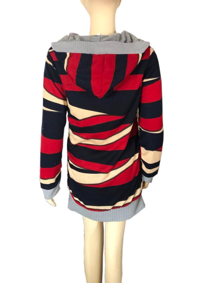 Winter 2021 Hooded Plus Velvet Thick Knit Cardigan Sweater