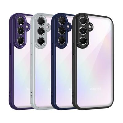 Für Samsung Galaxy S25 FE S25FE Hülle Luftkissen Stoßfest Silikon Bumper Transparente Matte Rückseite Hartschale für Samsung S25 FE