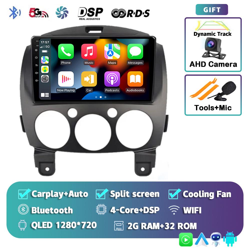 

Android 14 Carplay For MAZDA 2 Mazda2 2007 2008 2009 2010 2011 2012 2013 2014 Car Radio Multimedia Player 2 din Autoradio Stereo