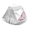 50 Pcs Diamond Art Beads Bags Clear Ziplock Storage Pouches Reusable Faux Diamond Storage Bags for DIY Diamond Art Gem Bead Organization