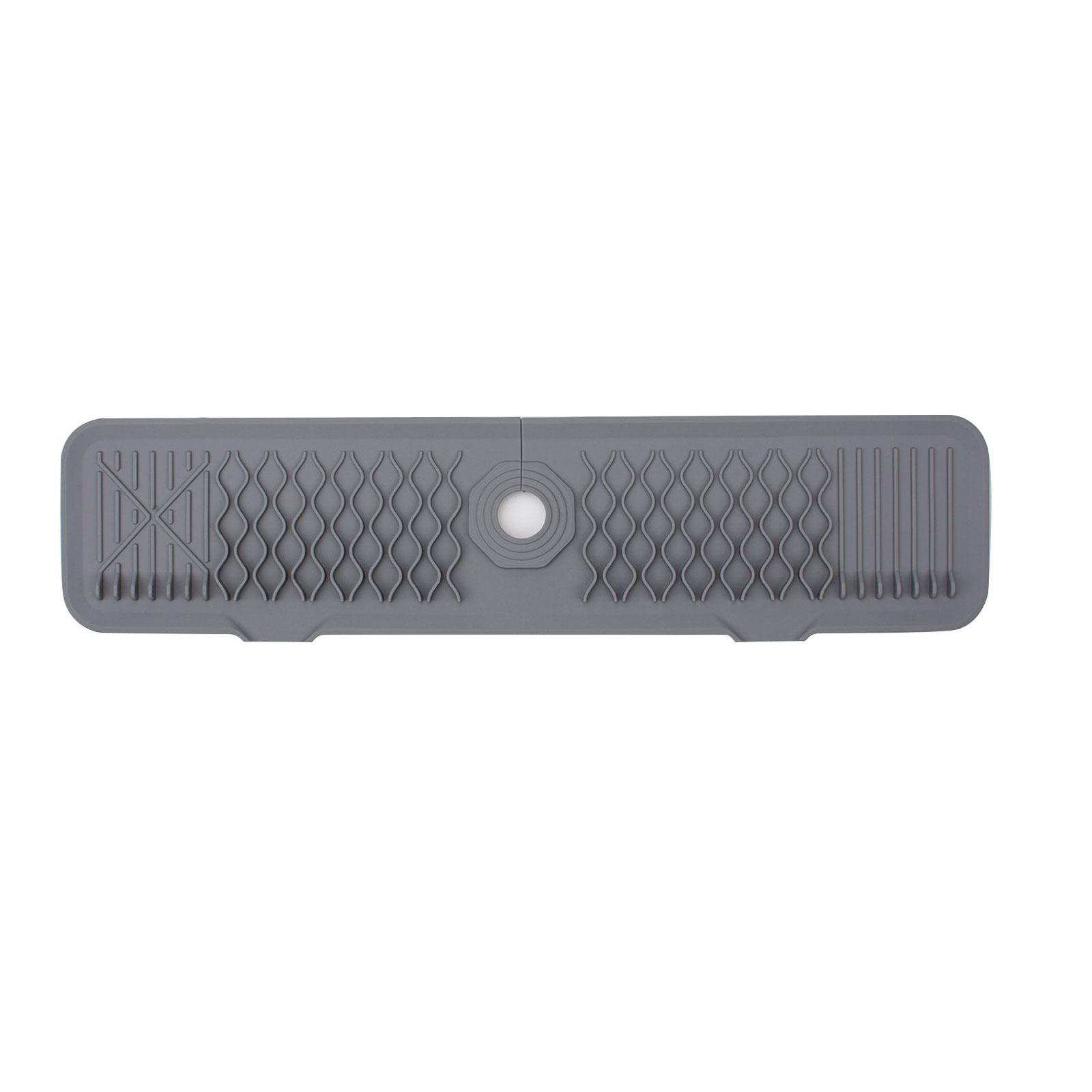 Silicone Sink Faucet Mat Faucet Drying Mat Faucet Absorbent Mat Sink Draining Pad for Protecting Kitchen Bathroom