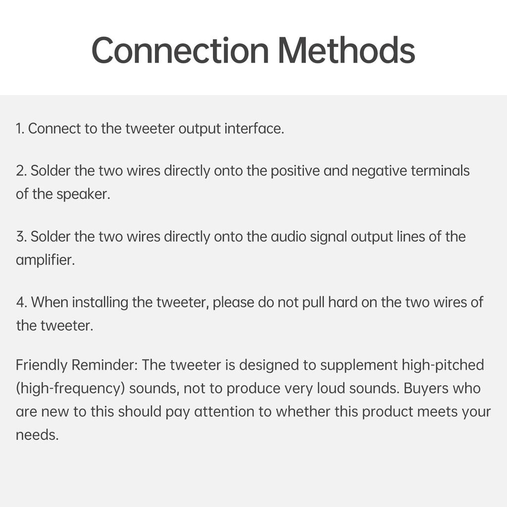 4pcs 500W High Efficiency Mini Dome Tweeter Speakers Professional Studio Grade High Frequency Sound Black