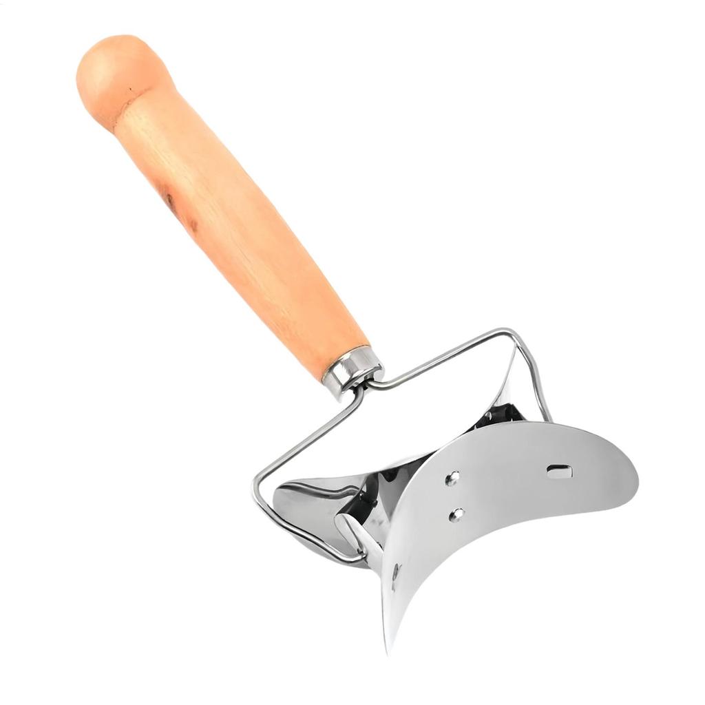 Dumpling Wrapper Cutter Stainless Steel Pastry Rolling Cutter Round Dough Blade Roller Dumpling Skin Mold Pie Wonton Making Tool