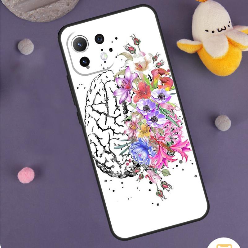 Brain Art Case For Xiaomi 15T 13T 14T Pro 14 15 Ultra 17 Pro Max POCO X7 X6 X5 F5 F6 F7 F8 Pro Cover