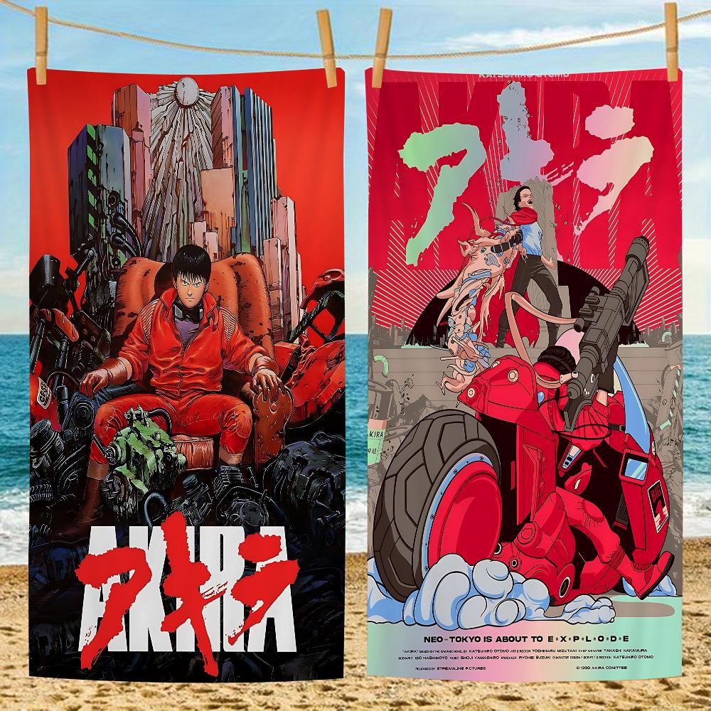 1pc Akira 1988 Film Microfiber Beach Towel Absorbent Quick dry Soft Yoga Swimming Resort Mountain Climbing Towel