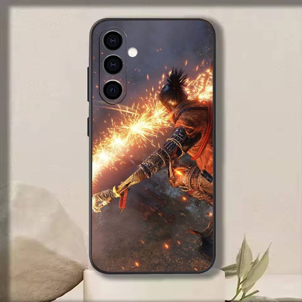 Sekiro Shadows Die Twice Phone Case For Samsung Galaxy A73,A72,A71,A70,A53,A52,A51,Soft Silicone Black Cover