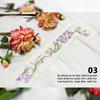 1pc Chinese Style Embroidery Flower Patch Hanfu Cheongsam Decor Lace Shirts Neckline Edge Sleeve Collar DIY Sewing Accessories