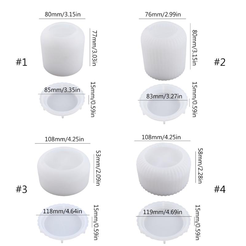 Storage Box Resin Mold with Lid,Silicone Jewelry Ring Box Epoxy Resin Mold for Casting Crafts DIY Soap Candle Holder