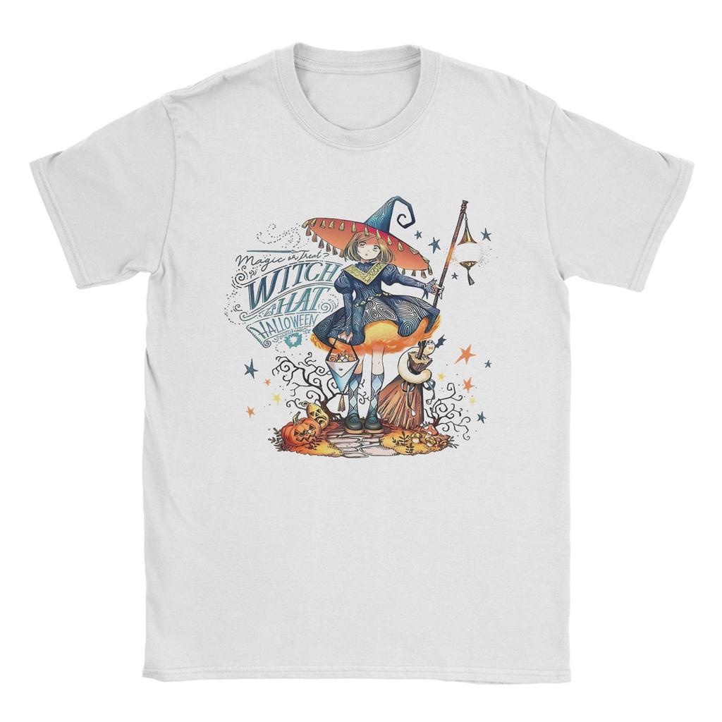 Cappello da Strega Vintage Atelier Maglietta Anime per Unisex Unisex Girocollo Magliette in Puro Cotone Coco Maglietta a Manica Corta Abbigliamento Regalo