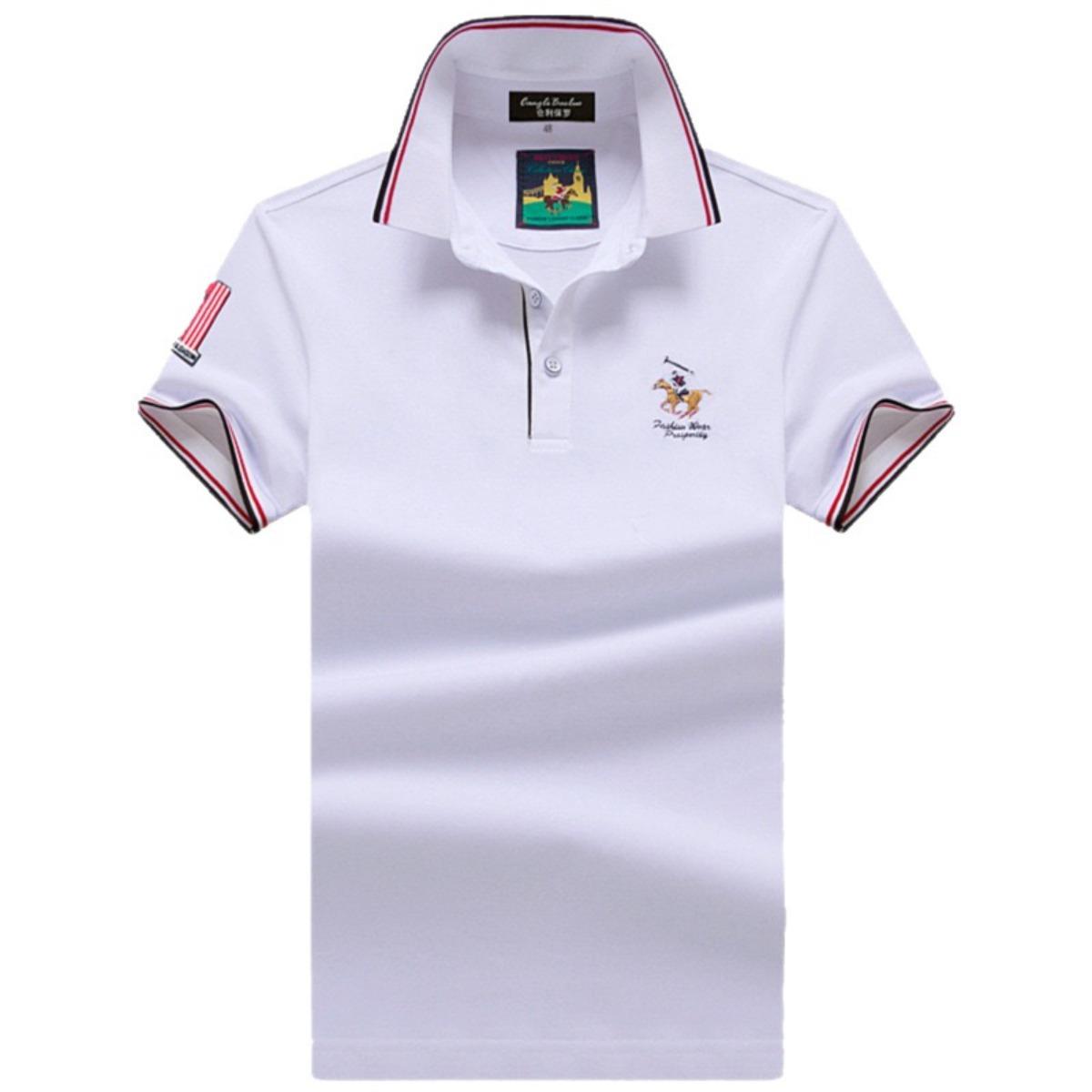 

TrendHub Хлопковое мужское поло с коротким рукавом однотонное с вышивкой деловое кэжуал поло XXL