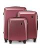 Set of 3 Wings Plover Burgundy Suitcases