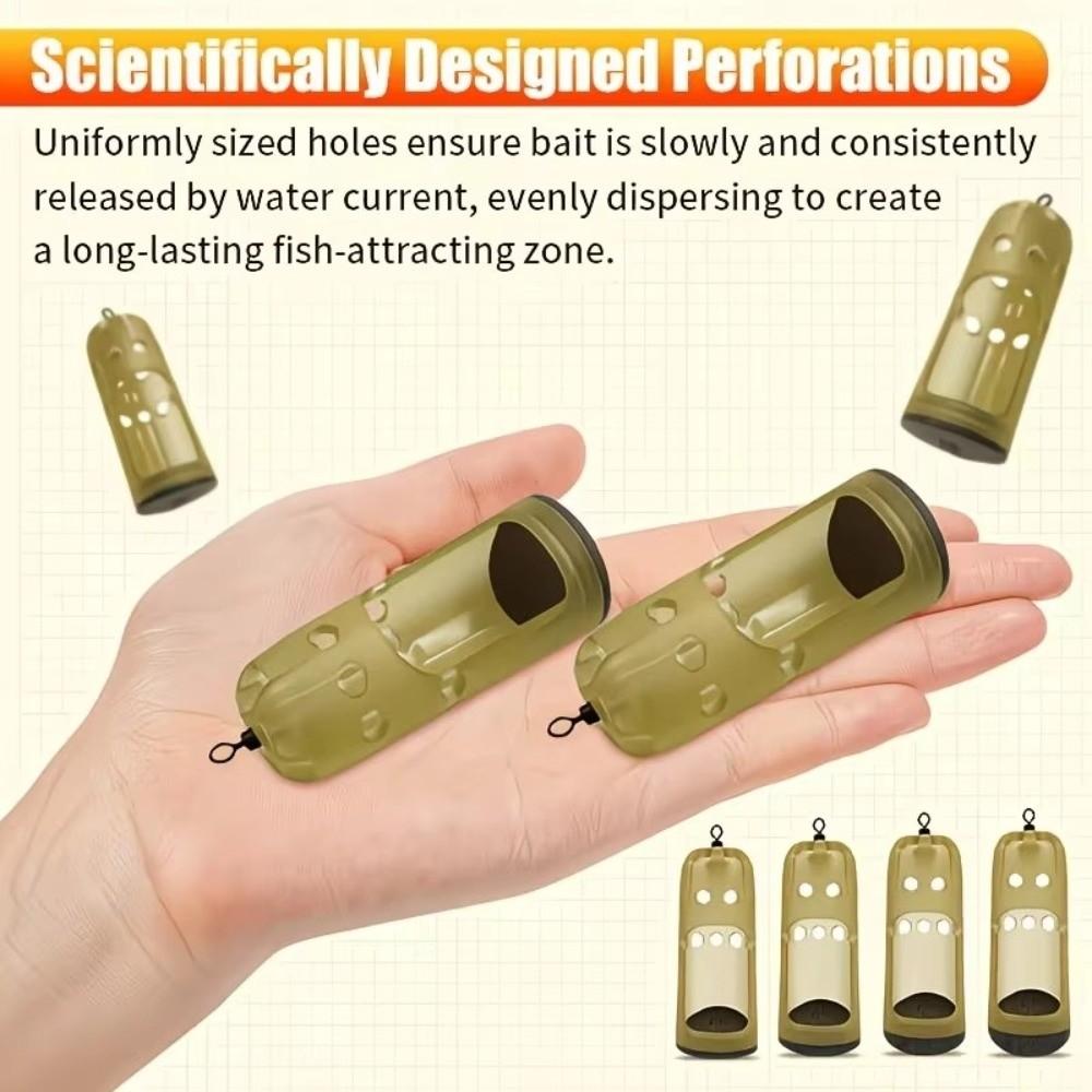 Holes Design Method Feeder 30-60g Weight Window Style Feeder Carp Fishing Bait Cage Tackle
