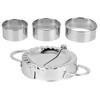 Household 304 Stainless Steel Manual Dumpling Dough Presser Maker Molds Kit Kitchen Utensils