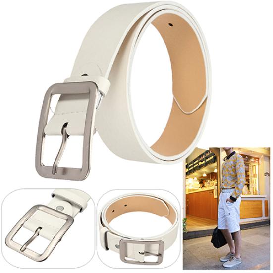 Stilvoller, lässiger Herren-Bund, PU-Leder, Dornschließe, Hüftgurt, Business-Gürtel