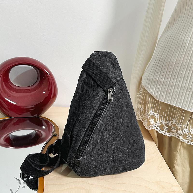 Brusttasche Damen Umhängetasche Leichte Jeans Umhängetasche