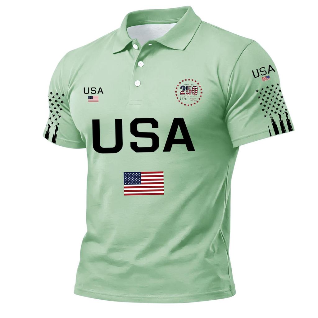 Men's Casual Round Neck Short Sleeve T-Shirt