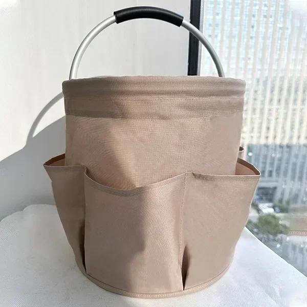 Garden Tool Basket Bucket Organizer Shopping Bag Pouch Gardening Storage Hand Tool Holder For Camp Planting Props Tools Basket